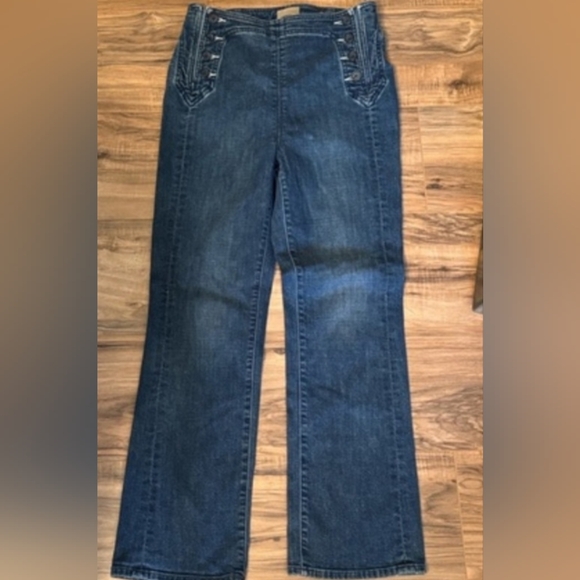 MOTHER High Rise Dark Sailor Blue Jeans 26 - Picture 9 of 9